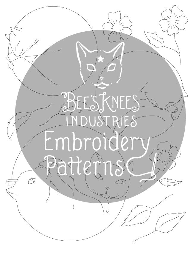 IRON ON Embroidery Transfers! 