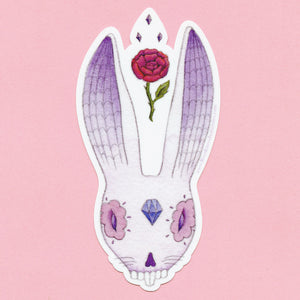 Rabbit Sugar Skull Sticker