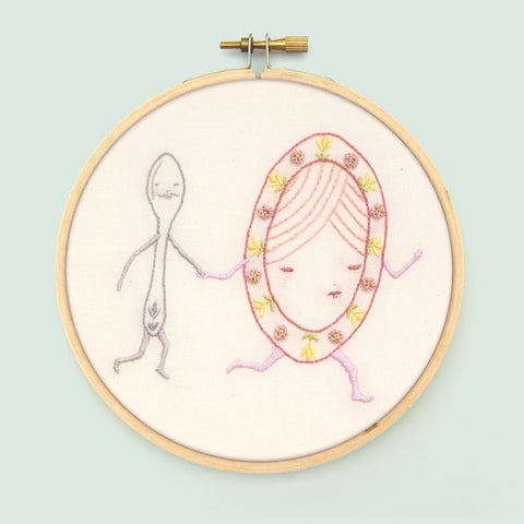 Dish and Spoon PDF Embroidery Pattern