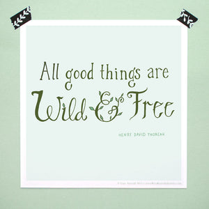 Print: Wild and Free