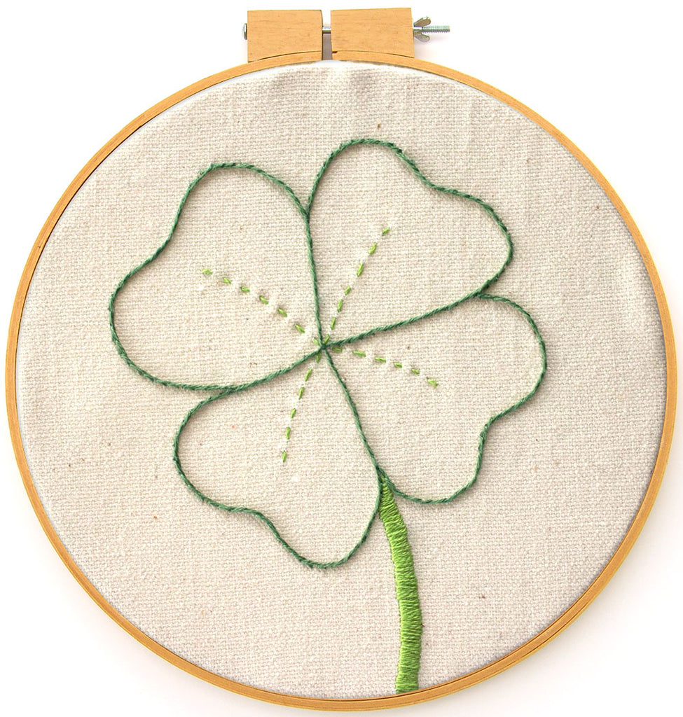 Embroidery Pattern: Lucky Clover