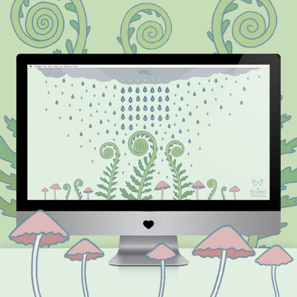 Desktop Wallpaper: April Showers