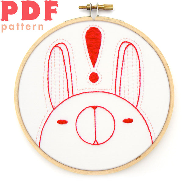 Animal Expressions embroidery pattern PDF