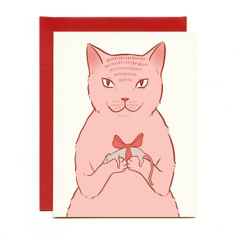 Cat & Mouse Holiday Card