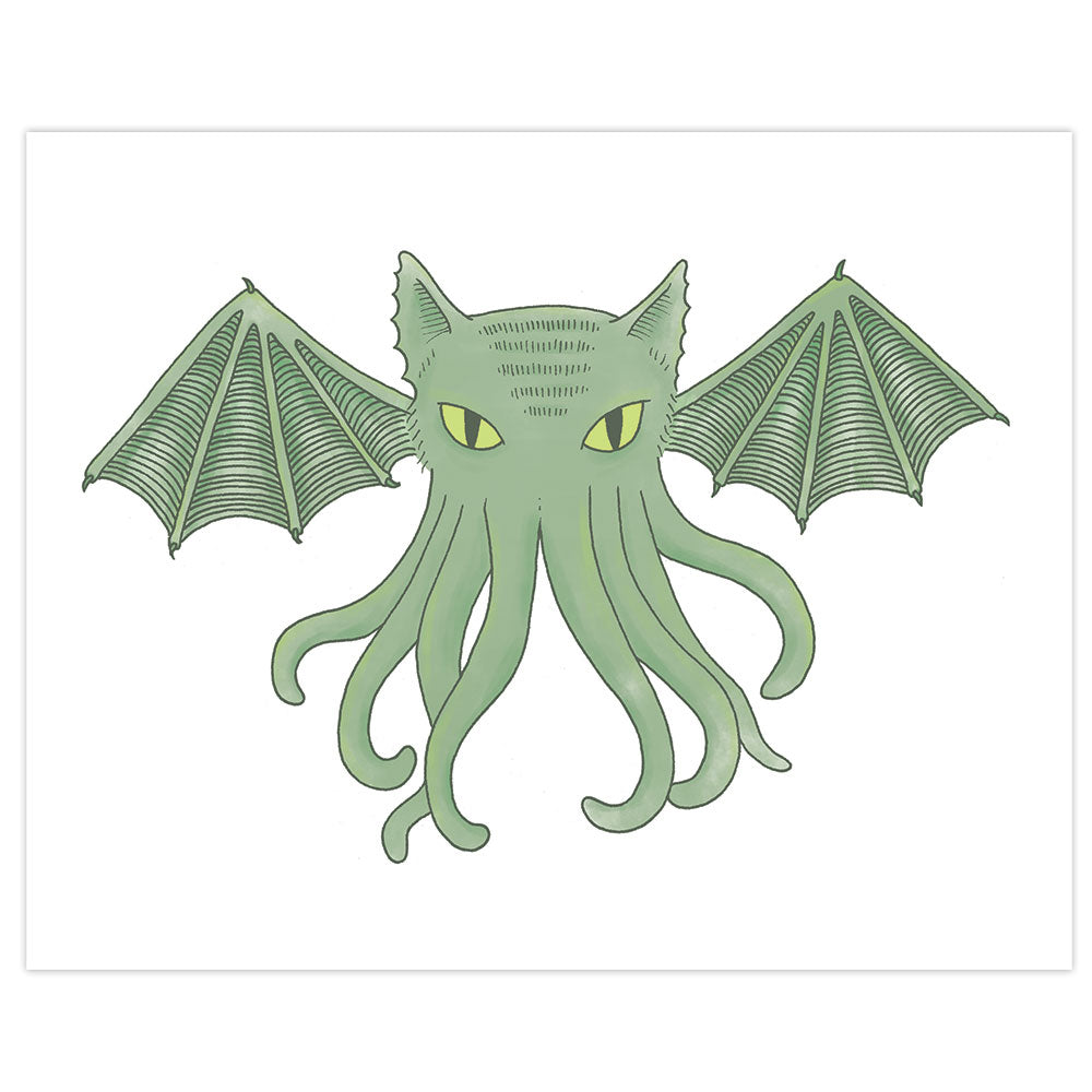 Cat-thulhu Print