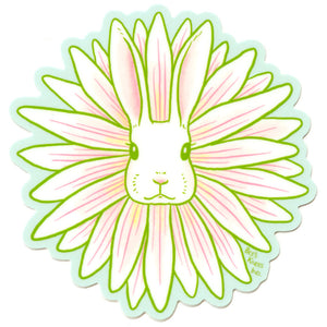 Daisy Rabbit sticker – Bee's Knees Industries