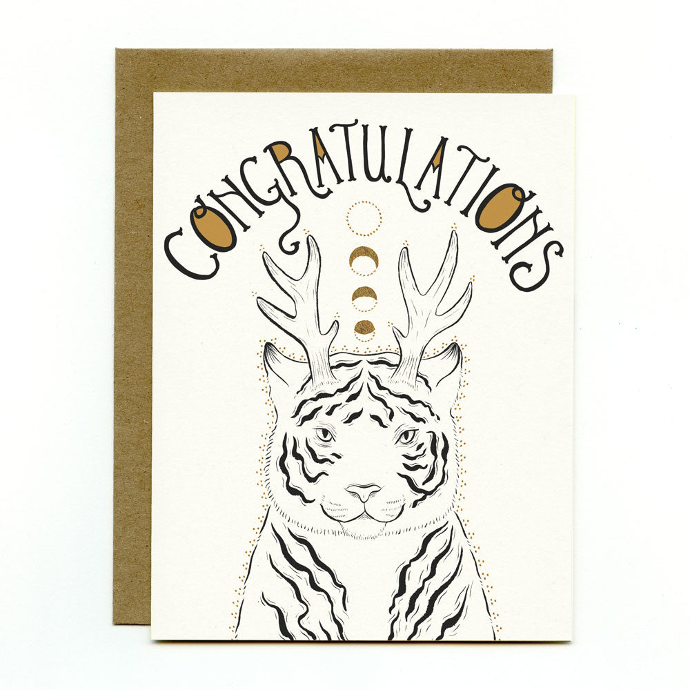 Fantastical Tiger Greeting Card
