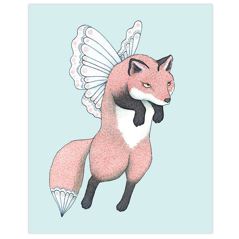 Fox Faerie print
