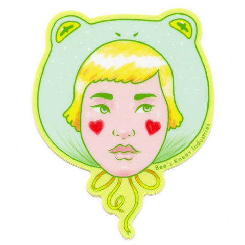 Frog Hat sticker