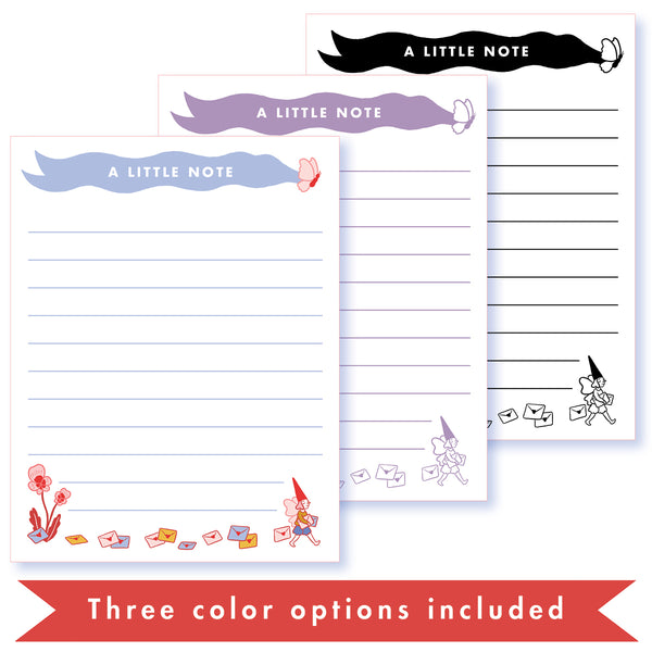 Gnome stationery printable PDF