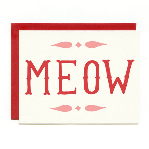 Meow Greeting Card