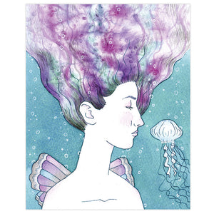 Mermaid Faerie Print