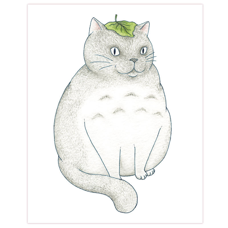 My Neighbor Kitty Cat Cat Print
