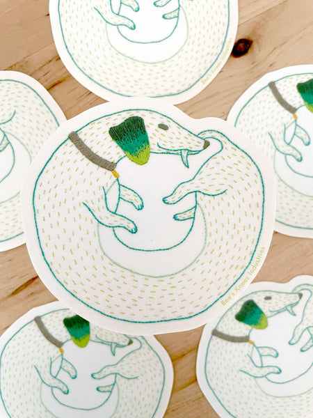 Ouroboros Dachshund sticker