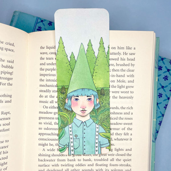 Pine Tree Gnome Bookmark