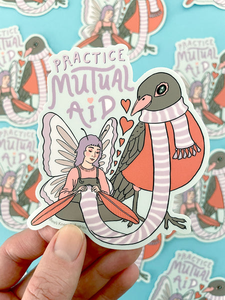 Practice Mutual Aid sticker