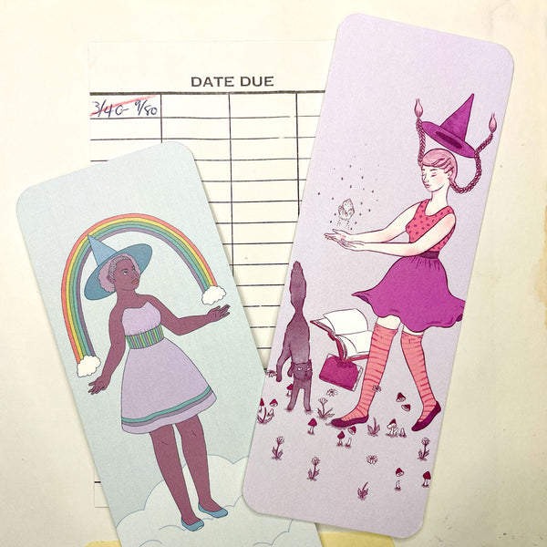 Levitation Witch Bookmark