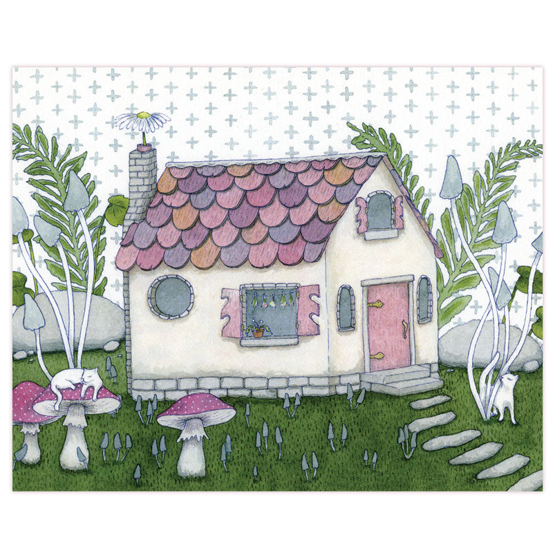 Tiny Witch's Cottage Print