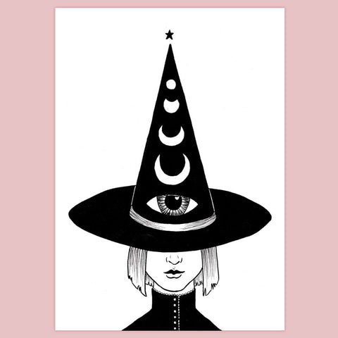 SALE Third Eye Witch Mini Print