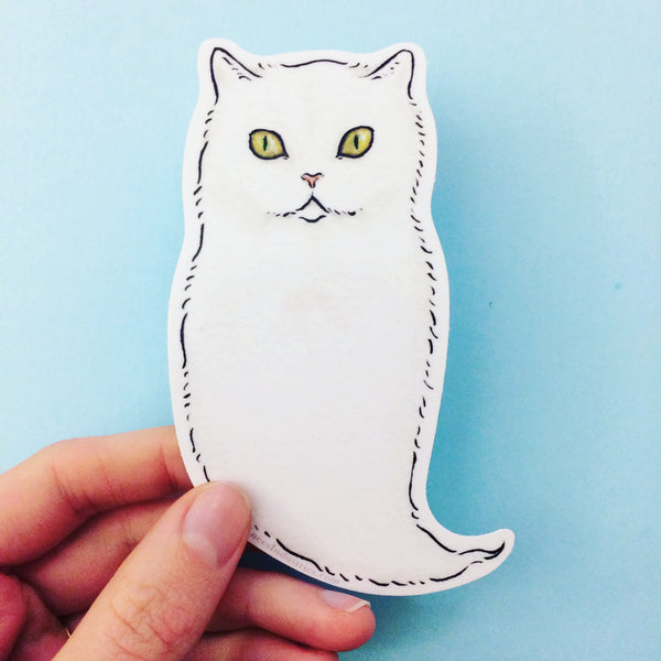 Ghost Cat Sticker