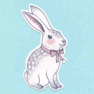 Bowtie Bunny Sticker