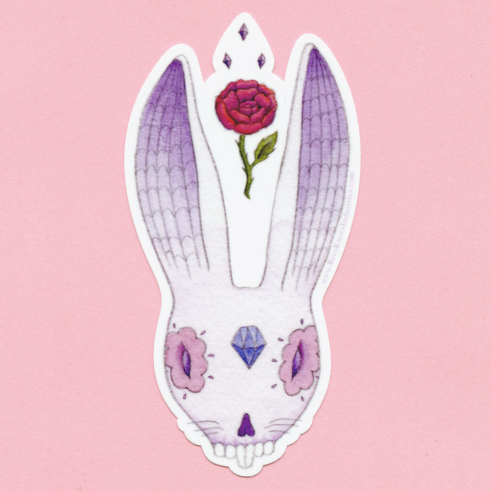 Rabbit Sugar Skull Sticker