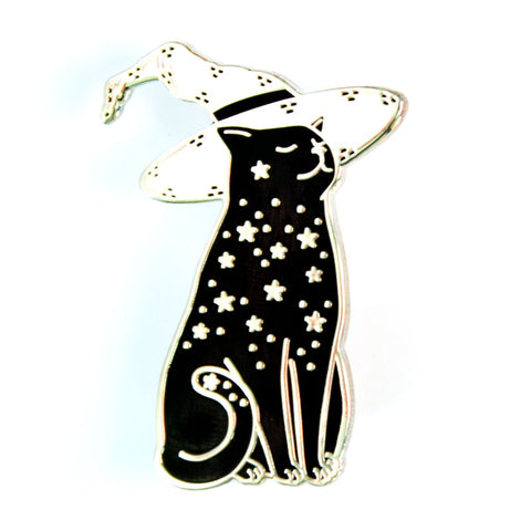 Starry Witchcat Enamel Pin