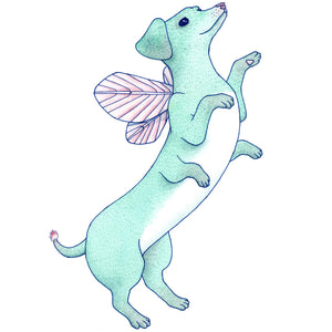 Dachshund Faerie Original Painting