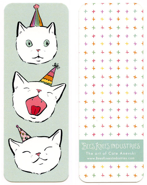 Birthday Cats Bookmark