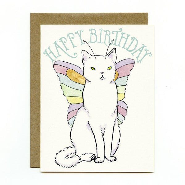 Catterfly Birthday Card