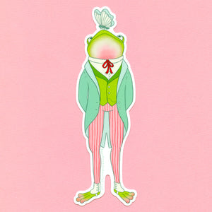 Dapper Frog Sticker