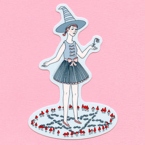 Faerie Ring Witch Sticker