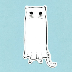 Floating Ghostie Sticker