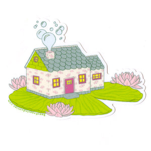 Lily Pad Cottage Sticker