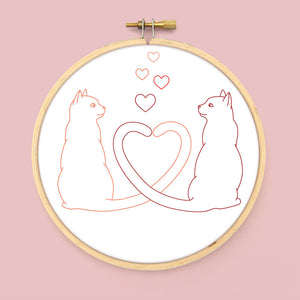 Love Tails PDF Embroidery Pattern