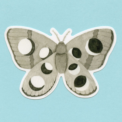 Lunar Moth Sticker