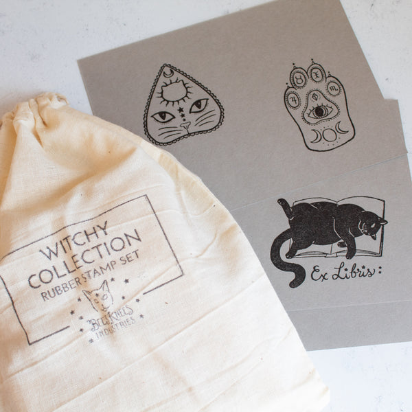 Witchy Rubber Stamp Collection