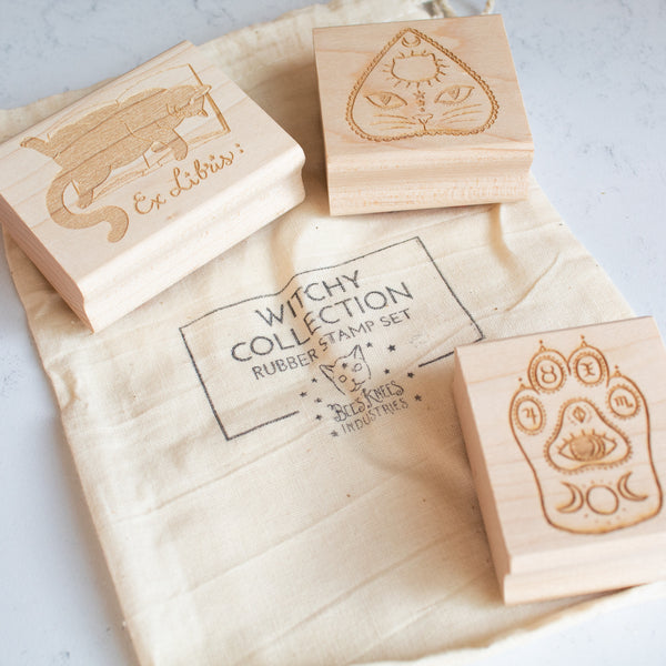 Witchy Rubber Stamp Collection