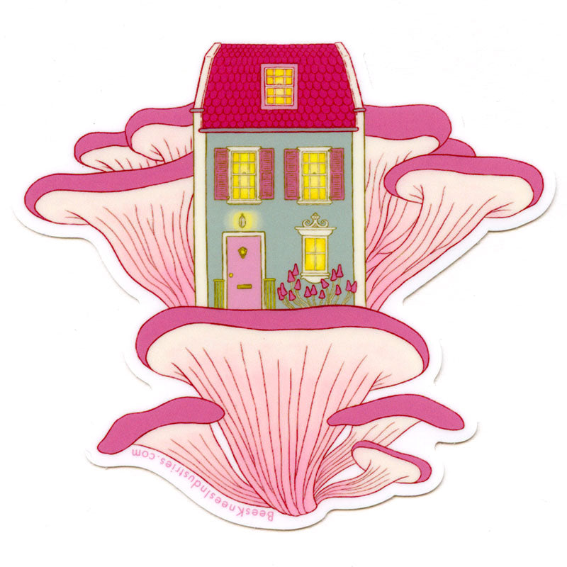 Mushroom Cottage Sticker