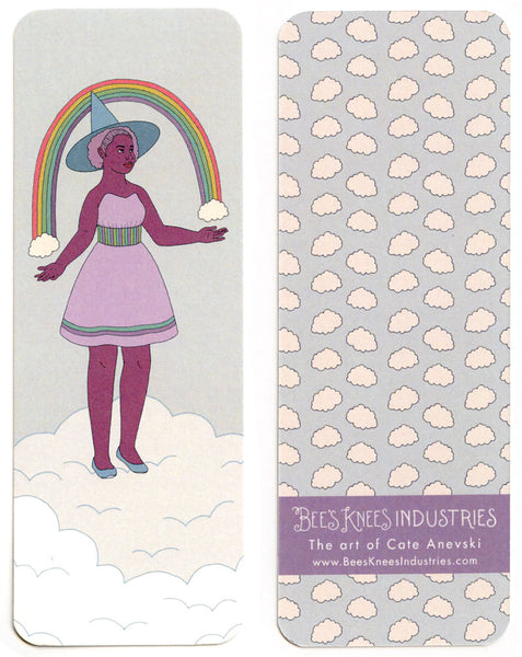 Rainbow Witch Bookmark